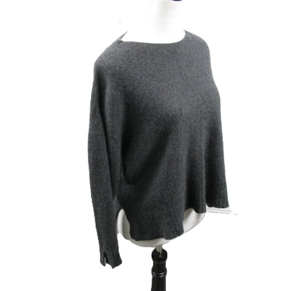 Bianco & Blu Gray Merino Wool/Cashmere Blend Long Sleeve Sweater Size Large - Picture 1 of 7